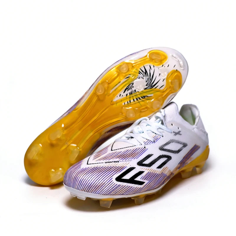 T38 Mens Soccer Shoes Outdoor TF/FG Boys Training Football Sneakers Non-slip Youth Turf Soccer Cleats Chuteira Campo 35-45