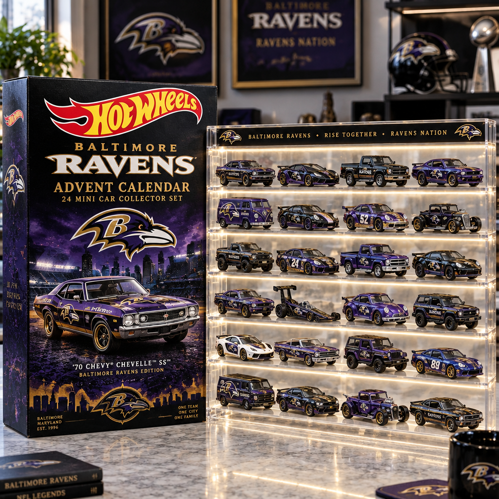 Baltimore Ravens Premium Mini Car Advent Calendar